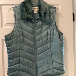 Beautiful soft and satin vest to add to your fall wardrobe!!